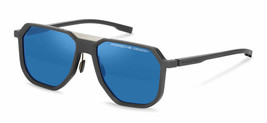 Porsche Design P8980 Sunglasses Sun Glasses MD195 GREY-W-STRONG-DK-BLUE Authenti - £291.00 GBP