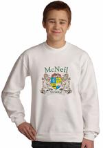 McNeil Irish coat of arms Sweatshirt in White - £21.95 GBP