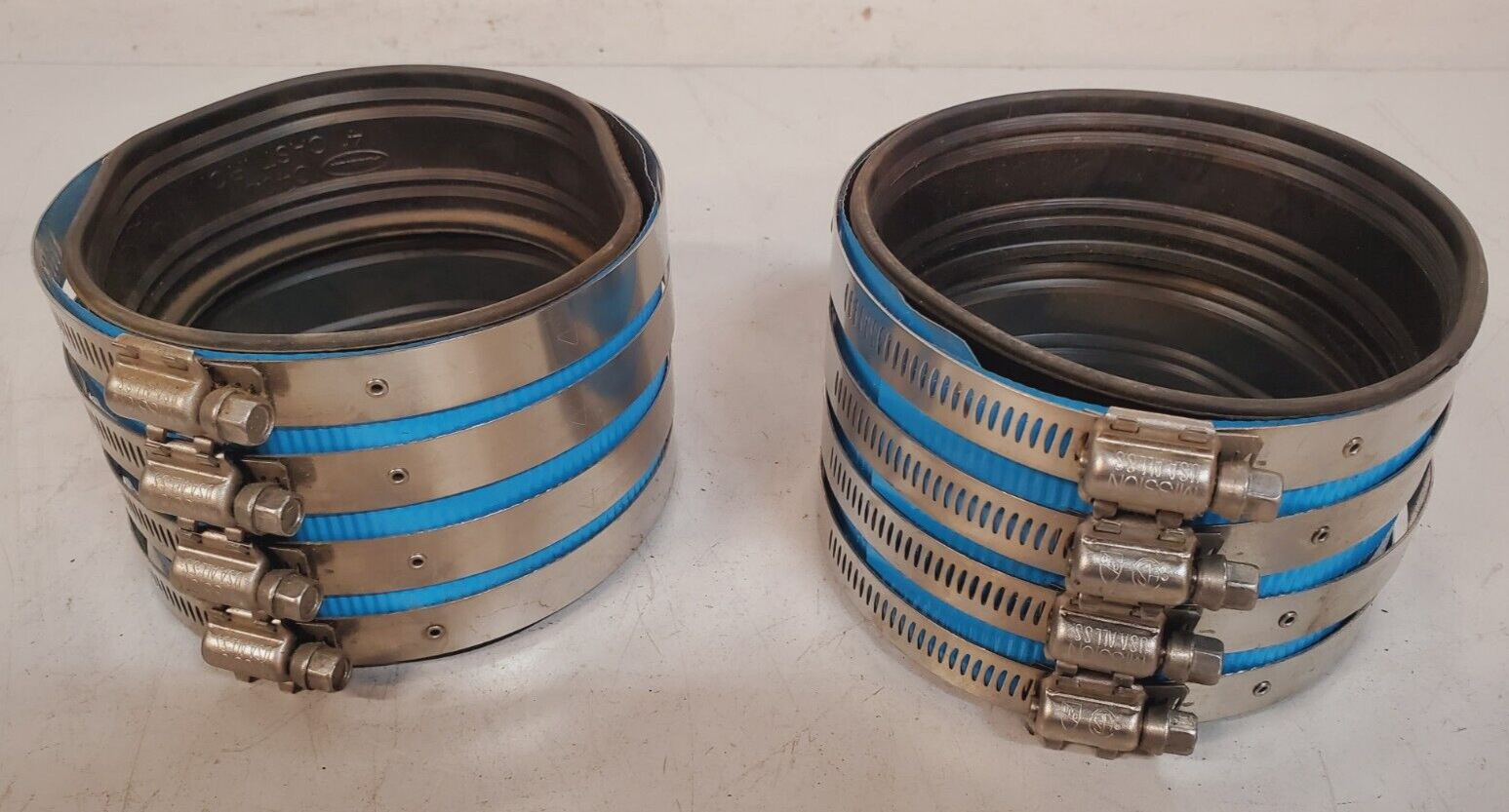2 Qty. of Mission Rubber Cast Irons 4&quot; No Hub Coupling C400HW | ASTM0564... - $42.86