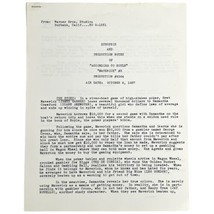 1950&#39;s Maverick TV Show Synopsis and Production Notes #3 According To Hoyle - $14.22