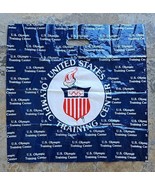 Vintage Olympic Training Center Vinyl Plastic Shopping Bag 20&quot;x20&quot; USA - €23,82 EUR