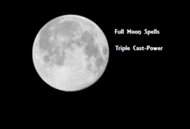 Full Moon Spells Any Desire Wishes Made Ritual Power Wiccan Celtic Wealth Love - £22.82 GBP