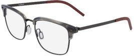 NEW FLEXON B2022 021 Grey Horn Flexible Titanium Eyeglasses 55/19/145 - $69.25