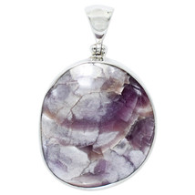 Lepidolite Coconut Pendant Necklace by Stones Desire - £105.88 GBP