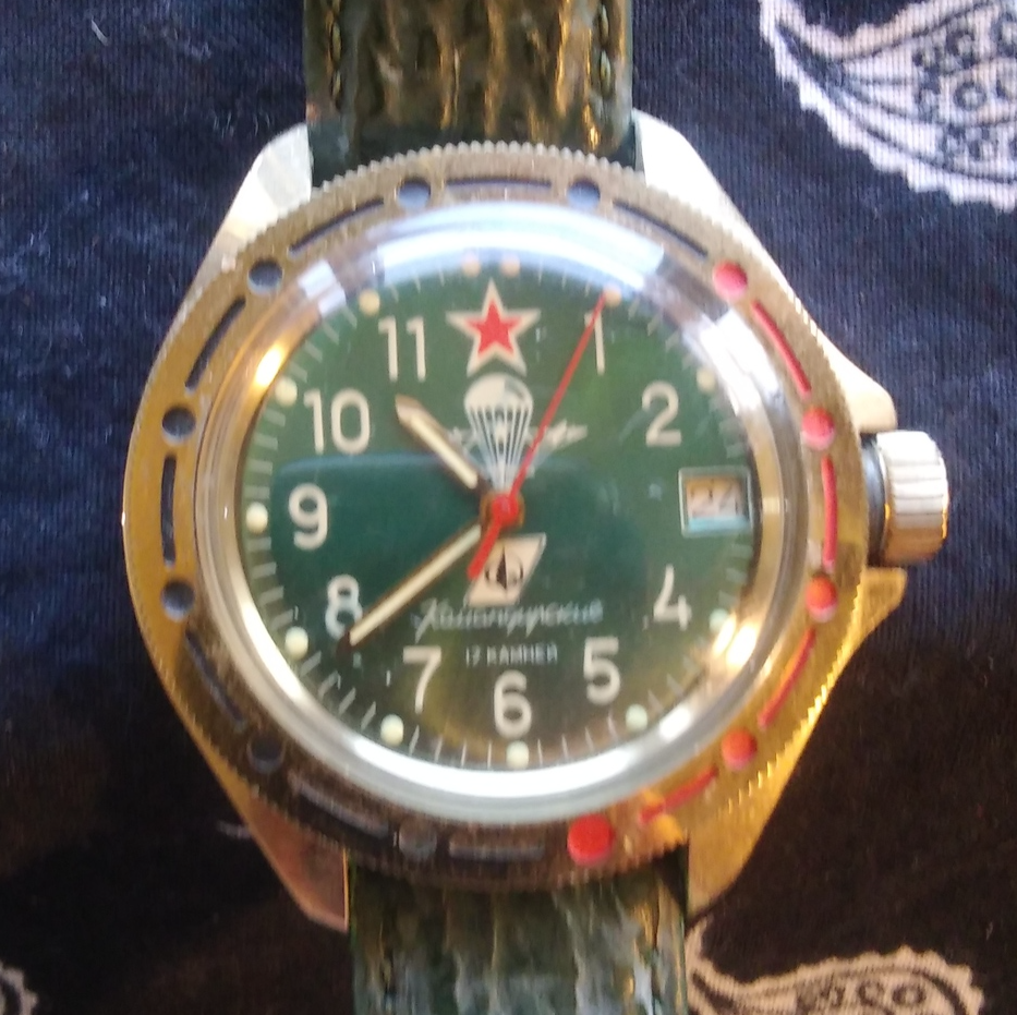 Primary image for Soviet Russian Paratroop Airborne Manually Wound Military Watch C. 1980 - 1990