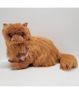 Vintage 1990 Avanti Applause Orange Persian Cat Plush 14&quot; Long Hair With... - $107.45