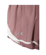 Pink Lined Running Shorts Womens Large Under Armour Workout inner Pocket... - $32.77 CAD