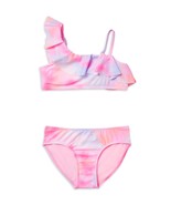 JUSTICE™ Girls&#39; LARGE (12/14) ~ ASYM RUFFLE Bikini ~ 2 Piece Swimsuit ~ ... - $42.10 CAD