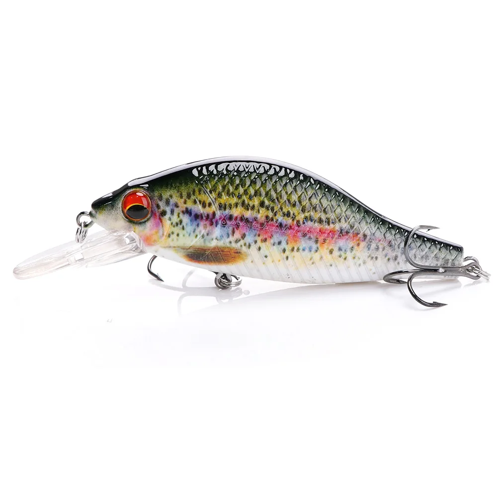 TREHOOK 4g/11g/22g Black Minnow Wobblers Pike Fishing Lure Artificial Bait Hard  - £23.76 GBP