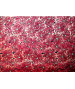 Fabric Timeless Treasure &quot;Holiday Poinsettias&quot; Red and Gold Trimmed $5.95 - $8.38 CAD