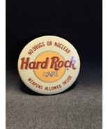 Vintage 1980s Hard Rock Cafe Pinback-No Drugs Or Nuclear Pin Back Made i... - $19.26 CAD