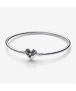 Moments Heart &amp; Butterfly Bangle,Fits Pandora charms - $28.70 CAD