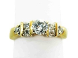 0.38ct tw Natural Earth Mined Diamond Ring 14k Gold Size 6.25 - £635.36 GBP