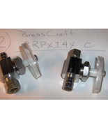 2count 1/2&quot; Nom Crimp PEX Barb x 3/8&quot; OD Comp Straight Stop BrassCraft B... - $25.43