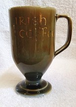 Irish Porcealin Coffee Cup Mug Irish Coffee Ireland Wade Shamrock Green/Blue - £10.35 GBP