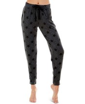 Roudelain Womens Whisperluxe Printed Jogger Pajama Bottoms,Size Medium,Gray - £36.56 GBP