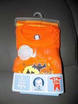 Gerber Halloween House &amp; Ghost Orange Cotton 2PC Pajamas Size 24 Months NEW - £14.26 GBP