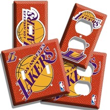 Los Angeles Lakers Basketball Team Light Switch Outlet Wall Plates Game Room Art - £9.10 GBP+