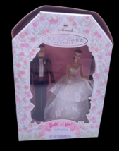 1997 Hallmark Keepsake Ornament BARBIE and KEN Wedding Day Bride Groom Set VTG - £29.27 GBP