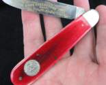 NKCA pocket knife vintage 1997 &quot;1 of 700&quot; 200 Fight&#39;N Rooster Frank Bust... - $129.99