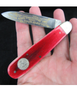 NKCA pocket knife vintage 1997 &quot;1 of 700&quot; 200 Fight&#39;N Rooster Frank Bust... - $129.99