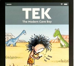 TEK Modern Cave Boy Patrick McDonnell 2016 First Edition HC Illustrated BGS - £15.73 GBP