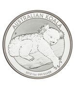 2012 Australian Silver 1Oz Koala (Condizioni BU) KM# 1840 - €87,47 EUR