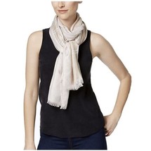 Calvin Klein Convertible Reversible Abstract Logo Wrap Scarf, Latte Brown - £15.18 GBP