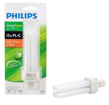 Philips 13W Equivalent CFLNI 2-Pin GX23-2 CFL Bulb, Soft White (2700K), ... - £13.51 GBP