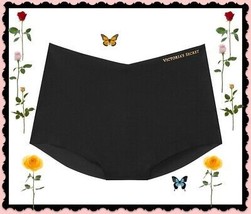 XXL Dark Black NO SHOW Edges Victorias Secret High Waist Midi Brief Pantie RARE  - £10.43 GBP