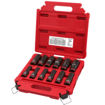 Milwaukee Tool 12PCSHOCKWAVE Impact Duty 1/2" Drive SAE Deep 6 Point Socket Set - $372.28 CAD