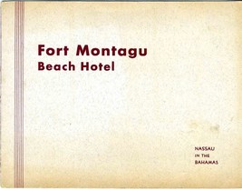 Fort Montagu Beach Hotel Souvenir Photo Nassau Bahamas  - £19.69 GBP