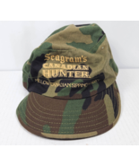 Seagram&#39;s Canadian Hunter Mellow Canadian Sipping Whisky ARMY Camo Hat C... - $145.93 MXN
