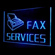 190015B OPEN Fax Services Shop All-In-One Multifunction Digital LED Light Sign - £17.63 GBP