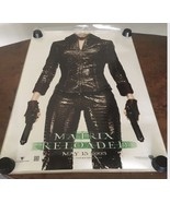 The Matrix Reloaded 2003 Double Sided Original Movie Poster 27&quot; x 40&quot; Ro... - $46.39