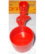 Vintage Planters Peanut Red Plastic Dry Measure Spoon  - €6,90 EUR