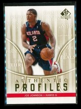 2008-09 Upper Deck Sp Authentic Basketball Card AP-38 Joe Johnson Atlanta Hawks - £3.30 GBP