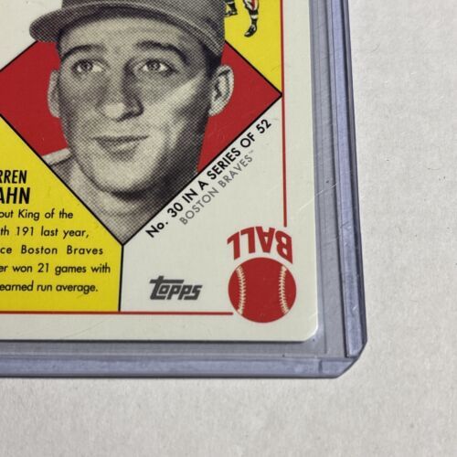 2016 Topps National Convention '51 Topps VIP #30 Warren Spahn Item image 6