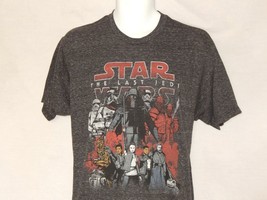 Star Wars T-Shirt Vintage The Last Jedi movie Figures Men&#39;s Size Medium ... - £14.26 GBP