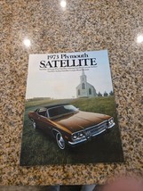 Vintage 1973 Plymouth Satellite Road Runner Dealer New Car Sales Brochure - $166.06 MXN