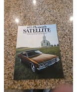Vintage 1973 Plymouth Satellite Road Runner Dealer New Car Sales Brochure - $165.19 MXN