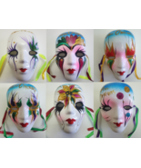 Mardi Gras Hand Painted Mask 5&quot; - Handcrafted New Orleans - $4.95