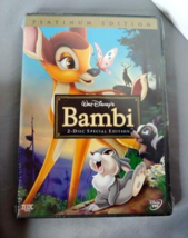Bambi Disney 2 Disc Dvd Special Platinum Edition New Factory Sealed Free Ship - £10.10 GBP