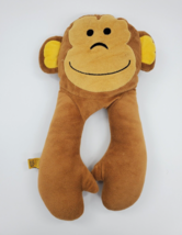Go Kids Travel Snug &amp; Hug Brown Monkey 14” Child’s Neck Plush Pillow Toy... - £9.39 GBP
