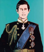 THE CROWN. Prince now King Charles III lithograph by Andy Warhol. UNIQUE... - $229.00