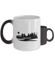 Singapore Skyline silhouette,  Heat Sensitive Color Changing Coffee Mug,... - $24.99