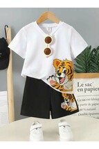 Side Teddy Shorts Top and Bottom Set 4 years/13 years old - $17.00+