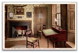 Den in Longfellow Home Portland Maine ME UNP Detroit Publishing DB Postcard Y3 - £2.28 GBP