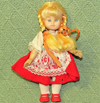 7&quot; Vintage Dolls Of Many Lands Blond With Costume German? Dutch? 1973 Hong Kong - £8.68 GBP
