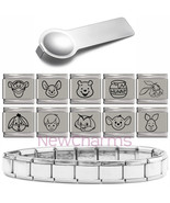 Winnie the Pooh Set of Laser Italian Charms Starter Bracelet &amp; Tool, Eey... - $33.79 CAD